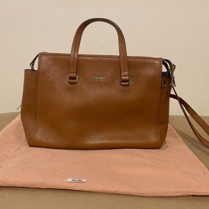 Miu Miu Vintage Top Handle Leather Bag